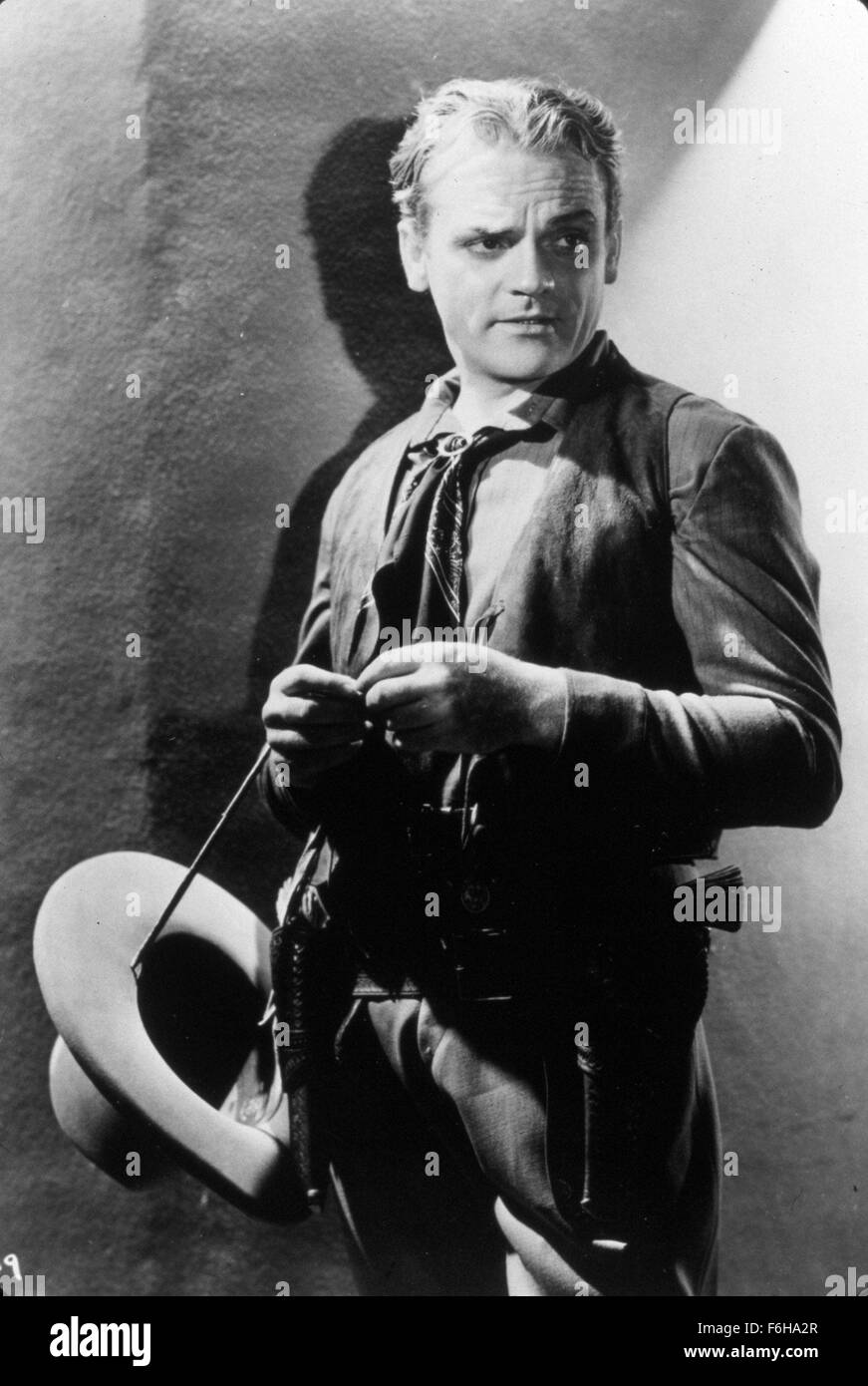 1939, Filmtitel: OKLAHOMA KID, im Bild: JAMES CAGNEY, Kleidung. (Bild Kredit: SNAP) Stockfoto
