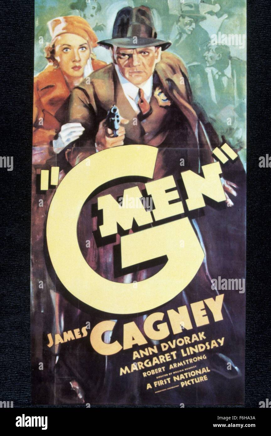 1935, Filmtitel: G Herren, im Bild: JAMES CAGNEY. (Bild Kredit: SNAP) Stockfoto