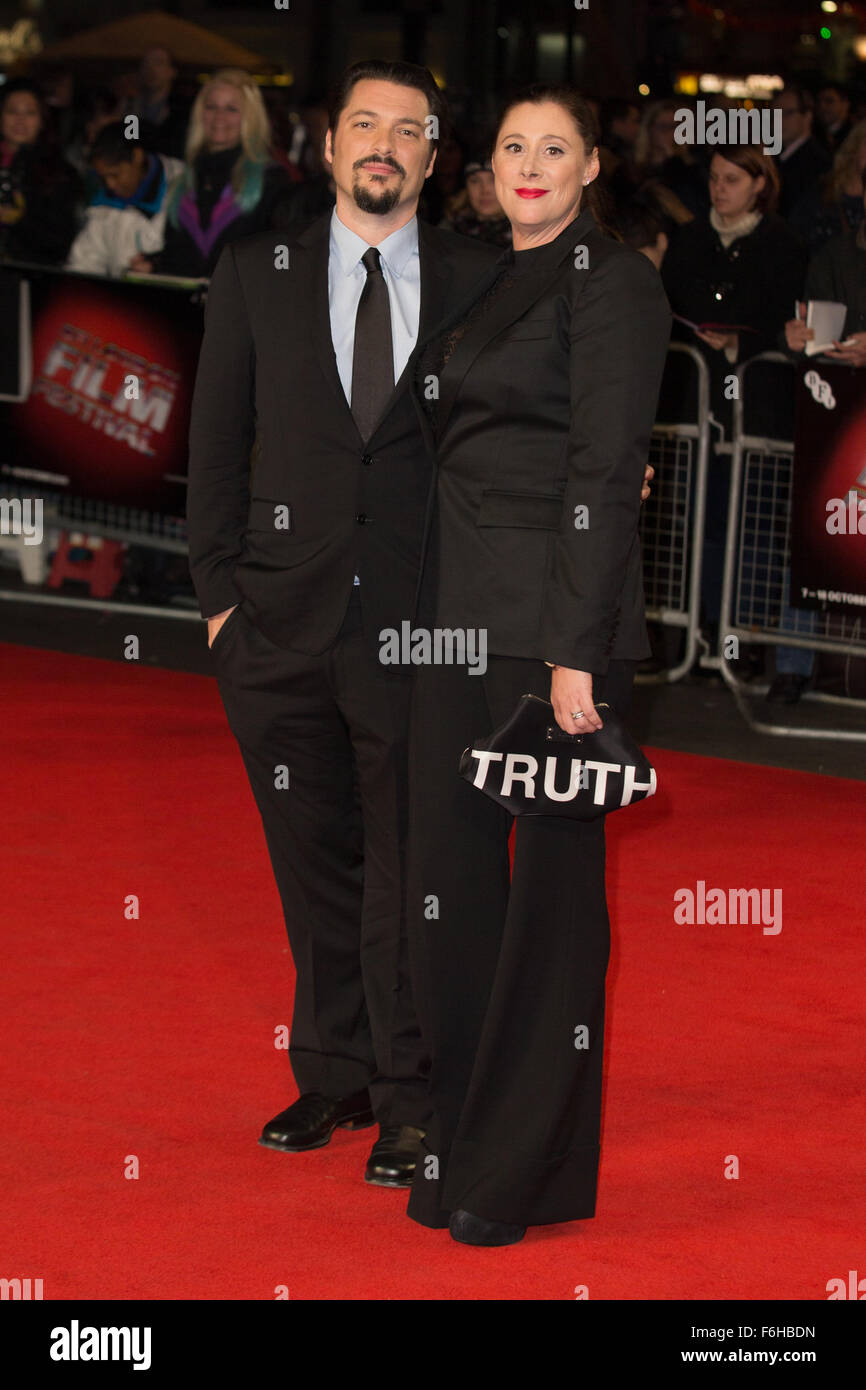 Die British Film Institute London Film Festival - "Wahrheit" - Gemeinschaft besondere Preisverleihung statt im Odeon Leicester Square - Ankünfte Featuring: James Vanderbilt wo: London, Vereinigtes Königreich bei: 17. Oktober 2015 Stockfoto