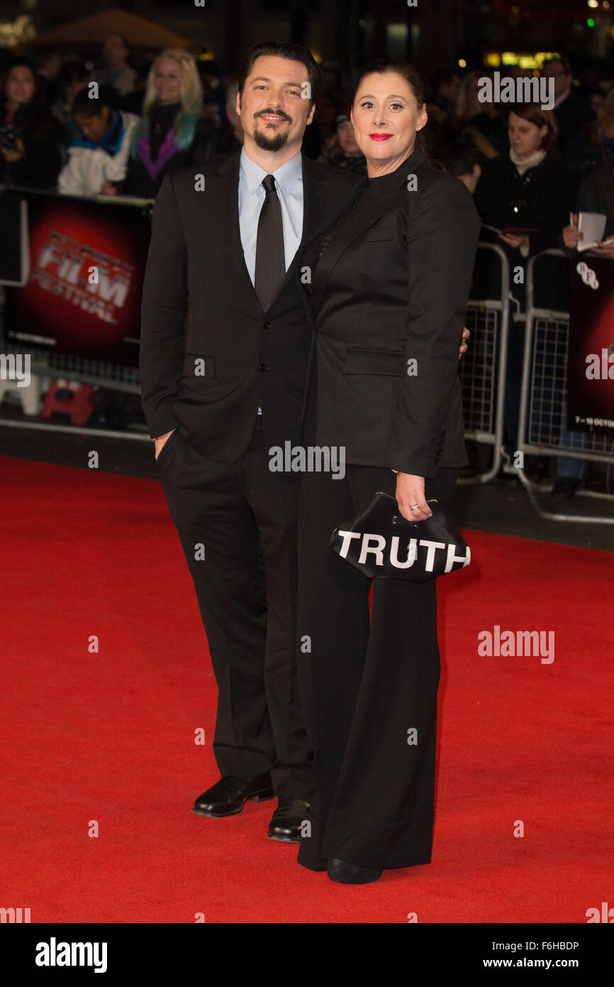 Die British Film Institute London Film Festival - "Wahrheit" - Gemeinschaft besondere Preisverleihung statt im Odeon Leicester Square - Ankünfte Featuring: James Vanderbilt wo: London, Vereinigtes Königreich bei: 17. Oktober 2015 Stockfoto