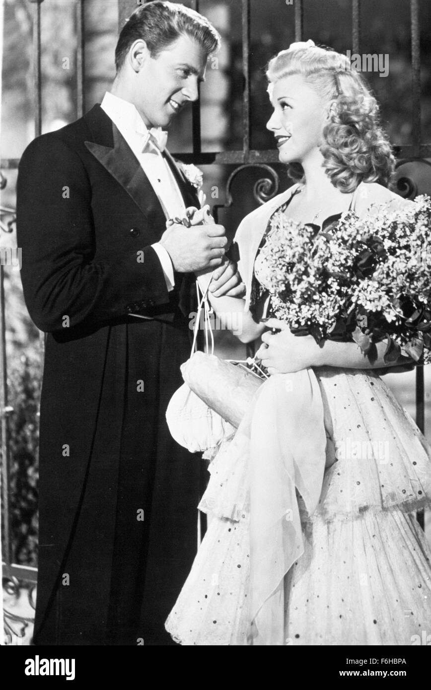 1946, Filmtitel: Herzschlag, Regie: SAM WOOD, Studio: RKO, abgebildet: JEAN PIERRE AUMONT, GINGER ROGERS. (Bild Kredit: SNAP) Stockfoto