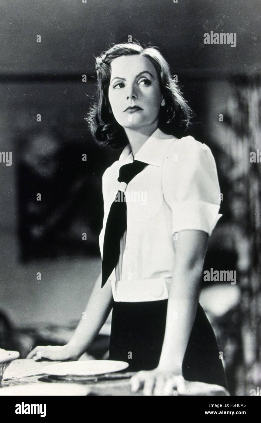 1939, Filmtitel: NINOTCHKA, Regie: ERNST LUBITSCH, Studio: MGM, abgebildet: GRETA GARBO. (Bild Kredit: SNAP) Stockfoto