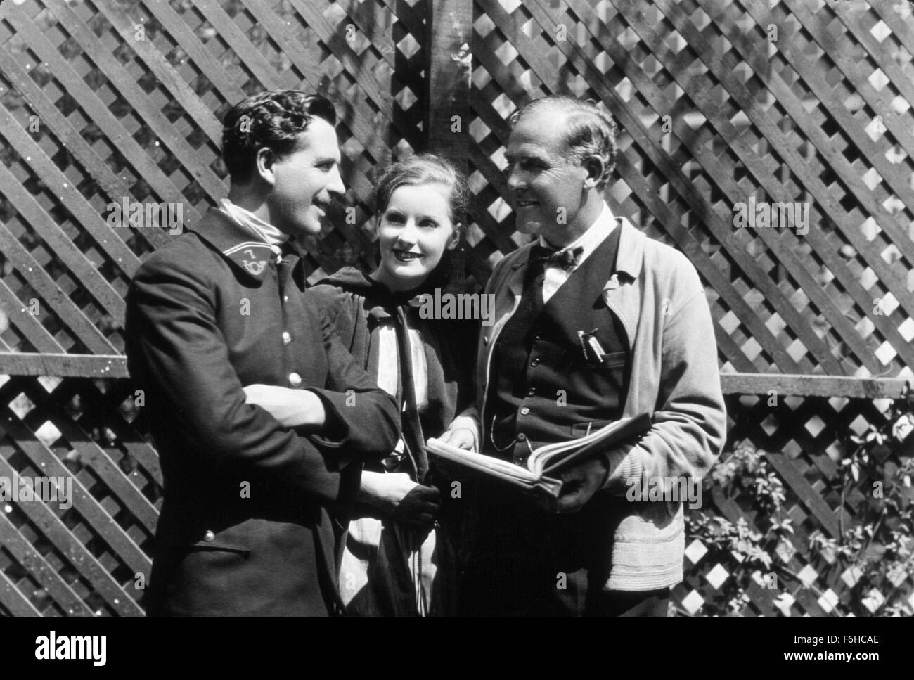 1928, Filmtitel: göttliche Frau, Regie: VICTOR SEASTROM, Studio: MGM, abgebildet: GRETA GARBO, LARS HANSON. (Bild Kredit: SNAP) Stockfoto