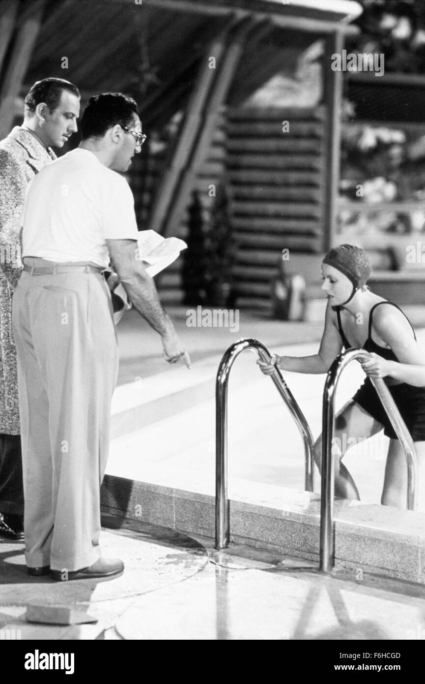 1941, Filmtitel: zwei, Regie: GEORGE CUKOR, Studio: MGM, im Bild: GEORGE CUKOR, MELVYN DOUGLAS, GRETA GARBO. (Bild Kredit: SNAP) Stockfoto