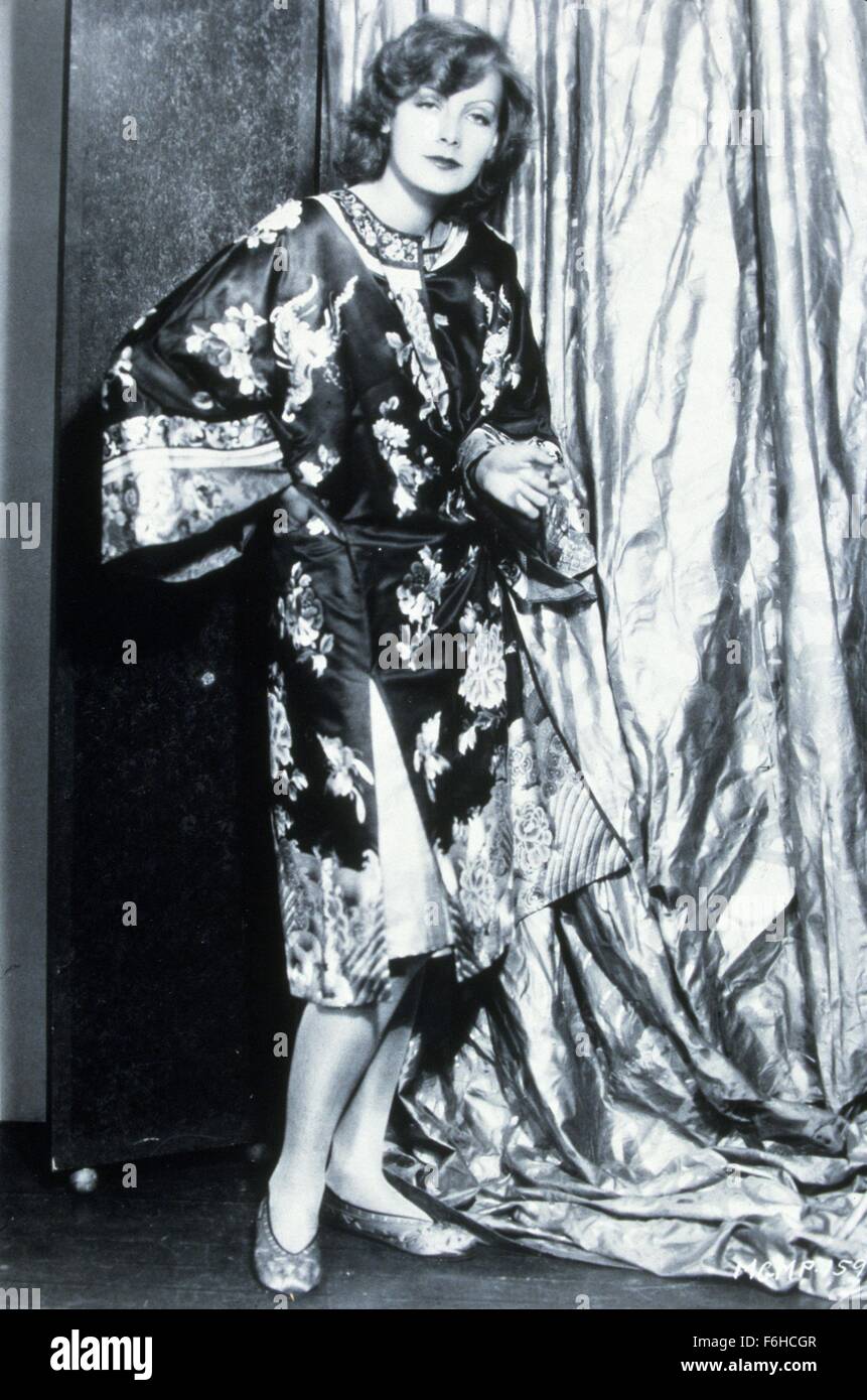 1928, Filmtitel: göttliche Frau, Regie: VICTOR SEASTROM, Studio: MGM, abgebildet: GRETA GARBO. (Bild Kredit: SNAP) Stockfoto