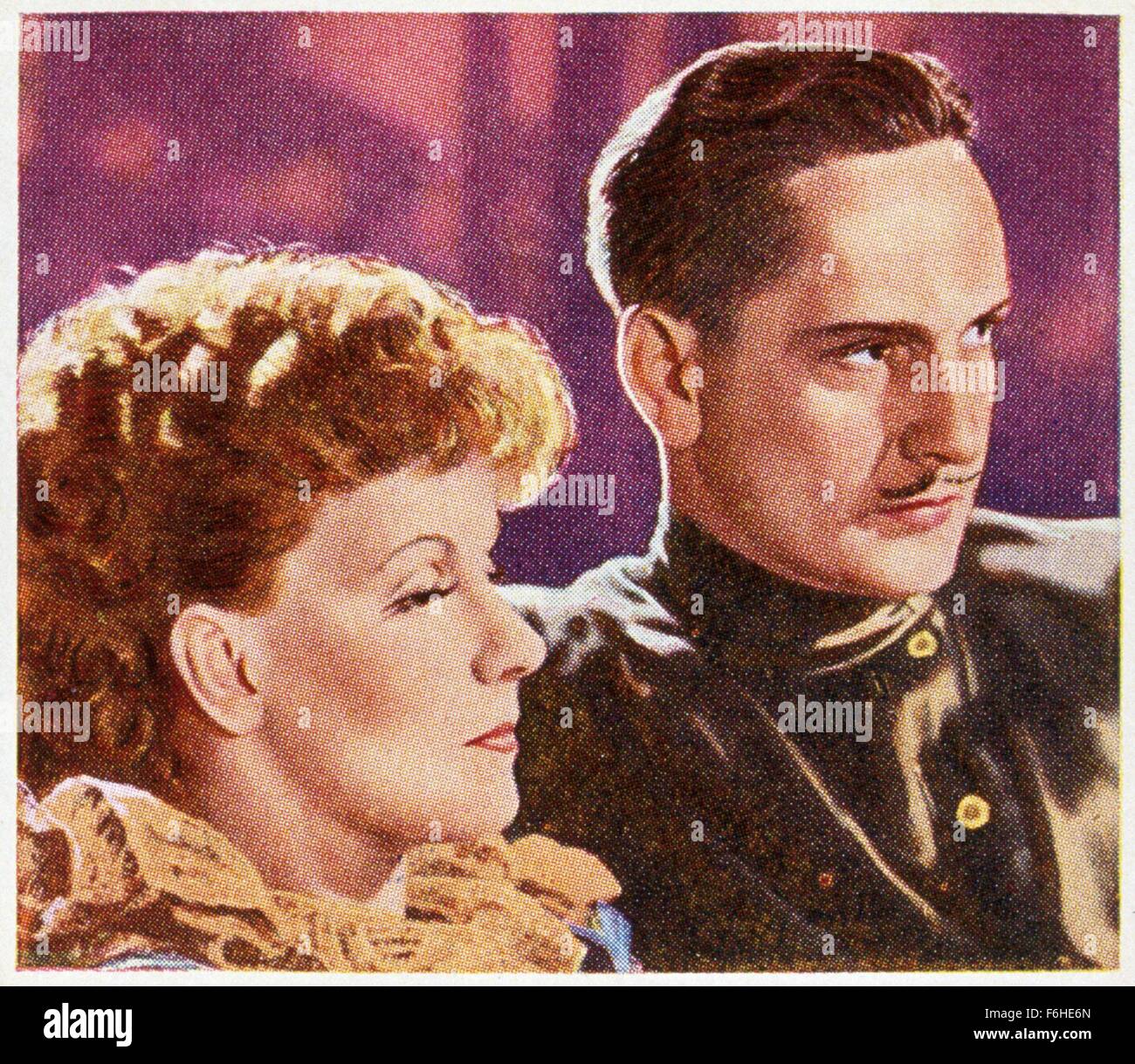 1935, Filmtitel: ANNA KARENINA, Regie: CLARENCE BROWN, Studio: MGM, abgebildet: CLARENCE BROWN, GRETA GARBO. (Bild Kredit: SNAP) Stockfoto