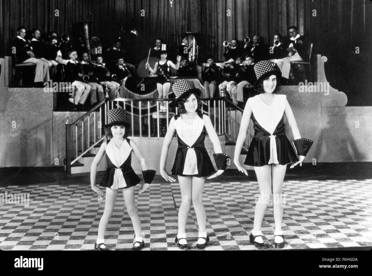 1929, Filmtitel: große REVUE, Bild: BABY/Jugend (wie sie waren), JUDY GARLAND, DOROTHY VIRGINIA GUMM. (Bild Kredit: SNAP) Stockfoto
