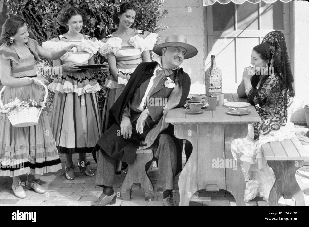 1936, Filmtitel: FIESTA DE SANTA BARBARA, im Bild: JUDY GARLAND, DOROTHY VIRGINIA GUMM. (Bild Kredit: SNAP) Stockfoto