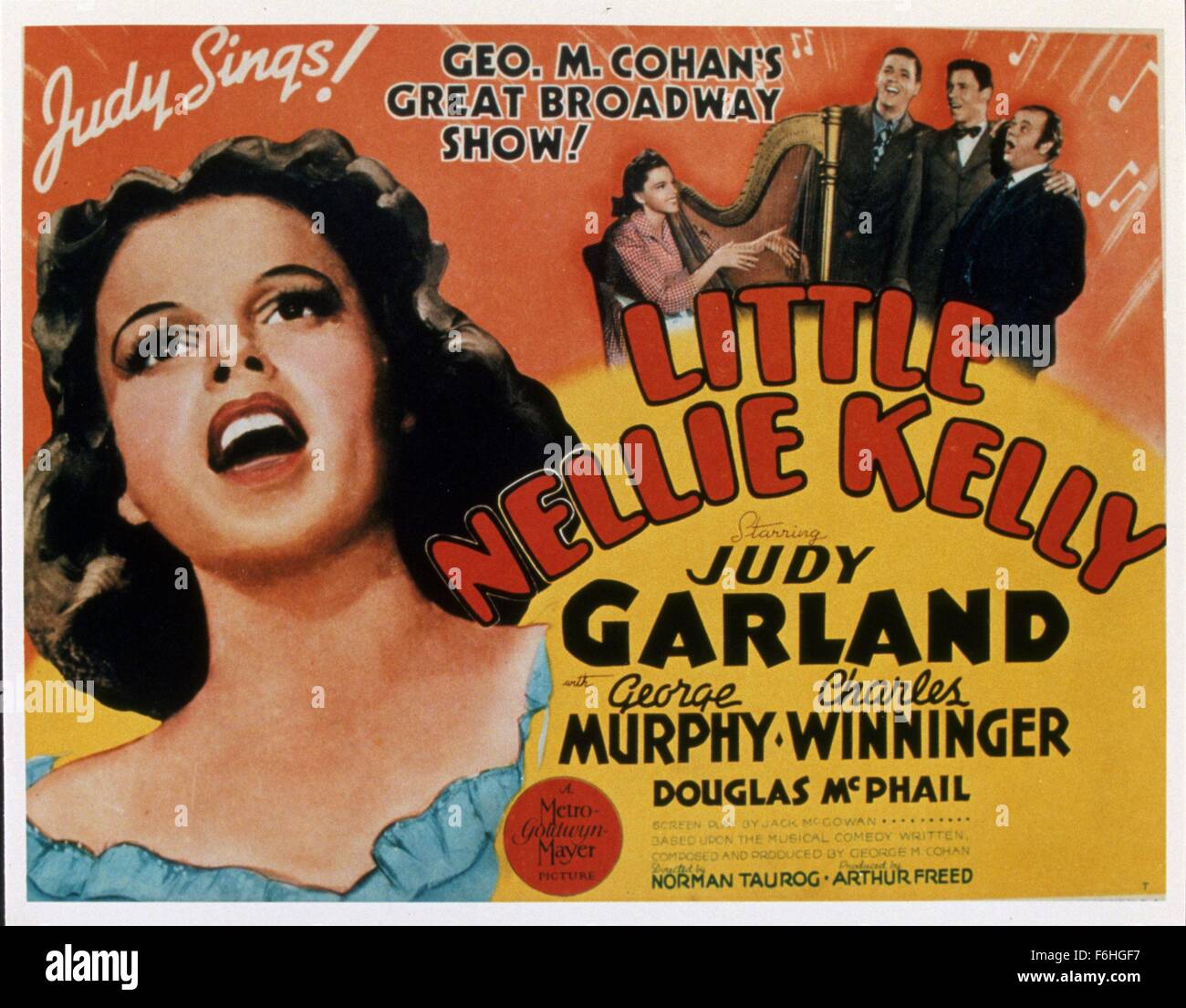 1940, Filmtitel: LITTLE NELLIE KELLY, Regie: NORMAN TAUROG, Studio: MGM, abgebildet: JUDY GARLAND. (Bild Kredit: SNAP) Stockfoto