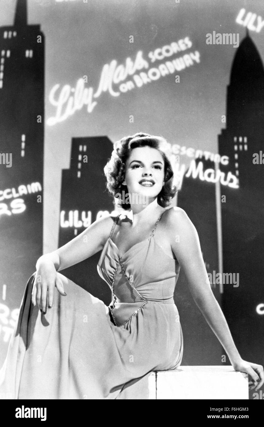 1943, Filmtitel: Präsentation LILY MARS, Regie: NORMAN TAUROG, Studio: MGM, abgebildet: JUDY GARLAND, VAN HEFLIN. (Bild Kredit: SNAP) Stockfoto