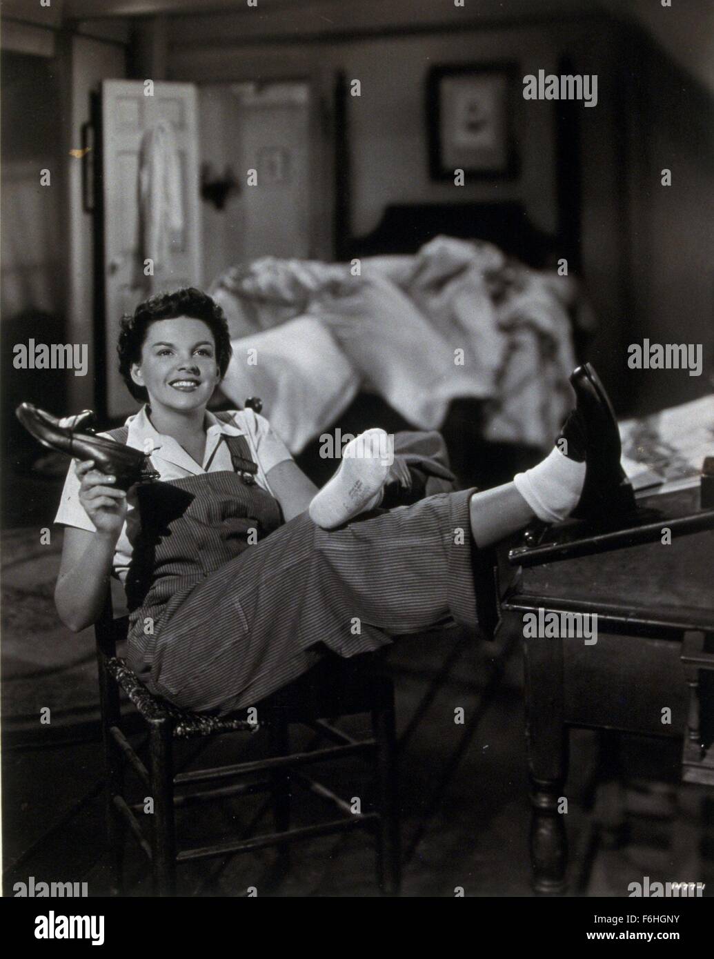 1950, Filmtitel: Sommertheater, Regie: CHARLES WALTERS, Studio: MGM, abgebildet: JUDY GARLAND. (Bild Kredit: SNAP) Stockfoto