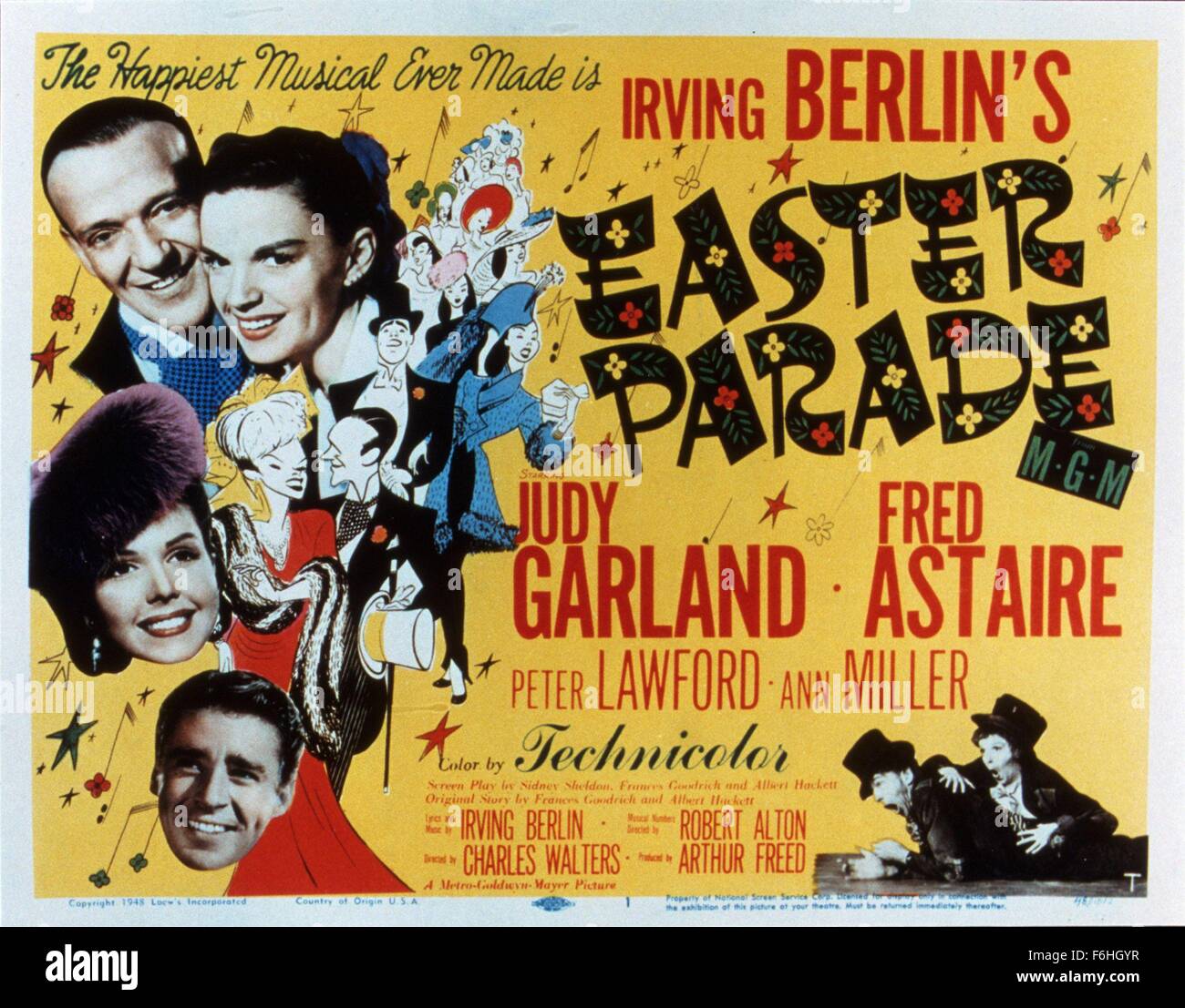 1948, Filmtitel: EASTER PARADE, Regie: CHARLES WALTERS, Studio: MGM, im Bild: FRED ASTAIRE, JUDY GARLAND. (Bild Kredit: SNAP) Stockfoto