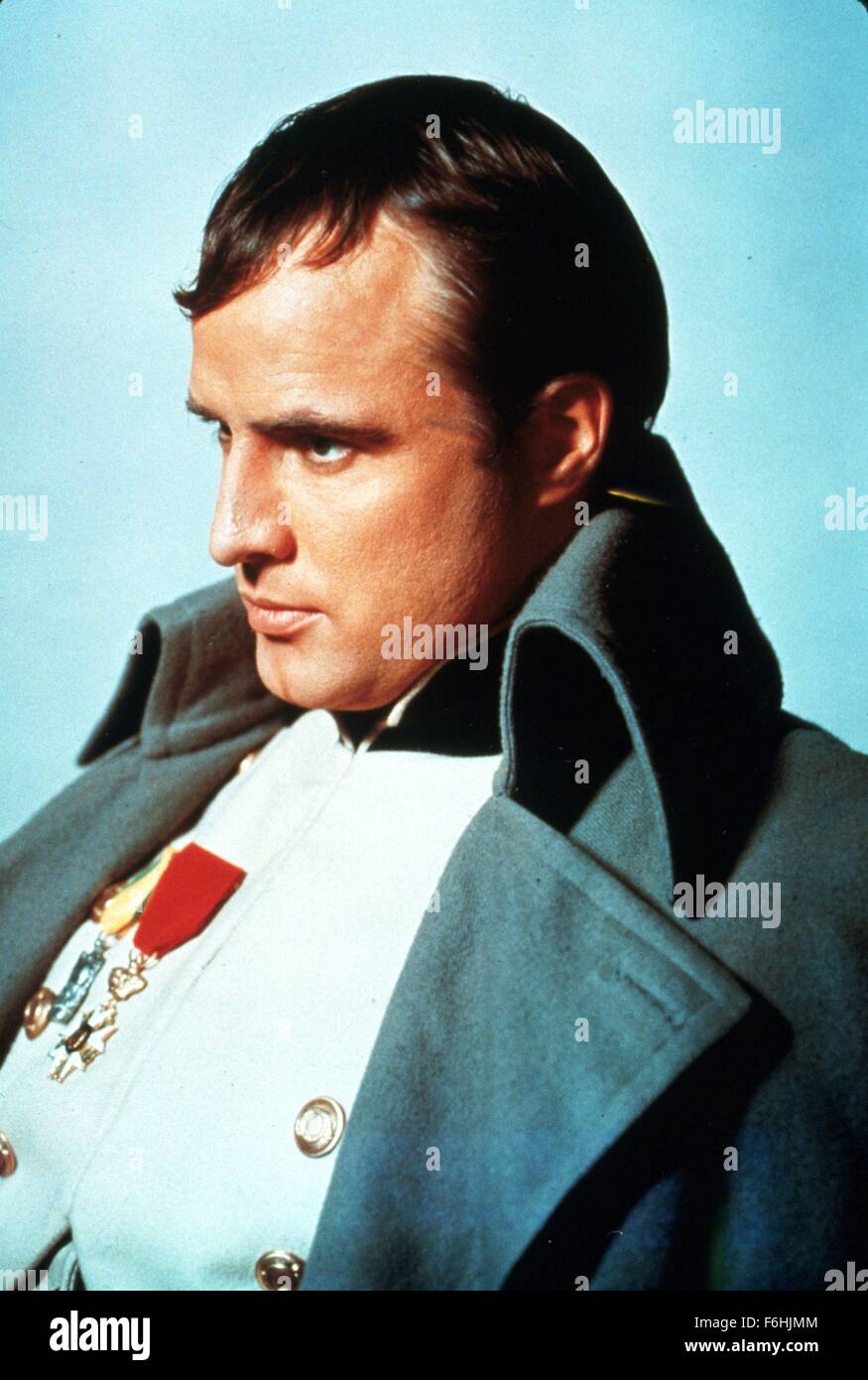 1954, Filmtitel: DESIREE, Regie: HENRY KOSTER, abgebildet: MARLON BRANDO, Charakter, HENRY KOSTER. (Bild Kredit: SNAP) Stockfoto