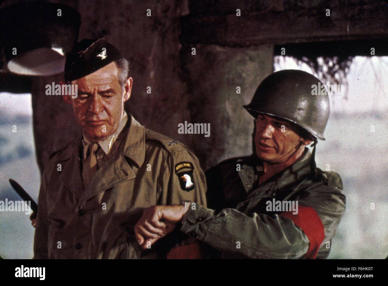 1967, Filmtitel: schmutzige Dutzend, Regie: ROBERT ALDRICH, Studio: MGM, im Bild: ROBERT ALDRICH, CHARLES BRONSON. (Bild Kredit: SNAP) Stockfoto