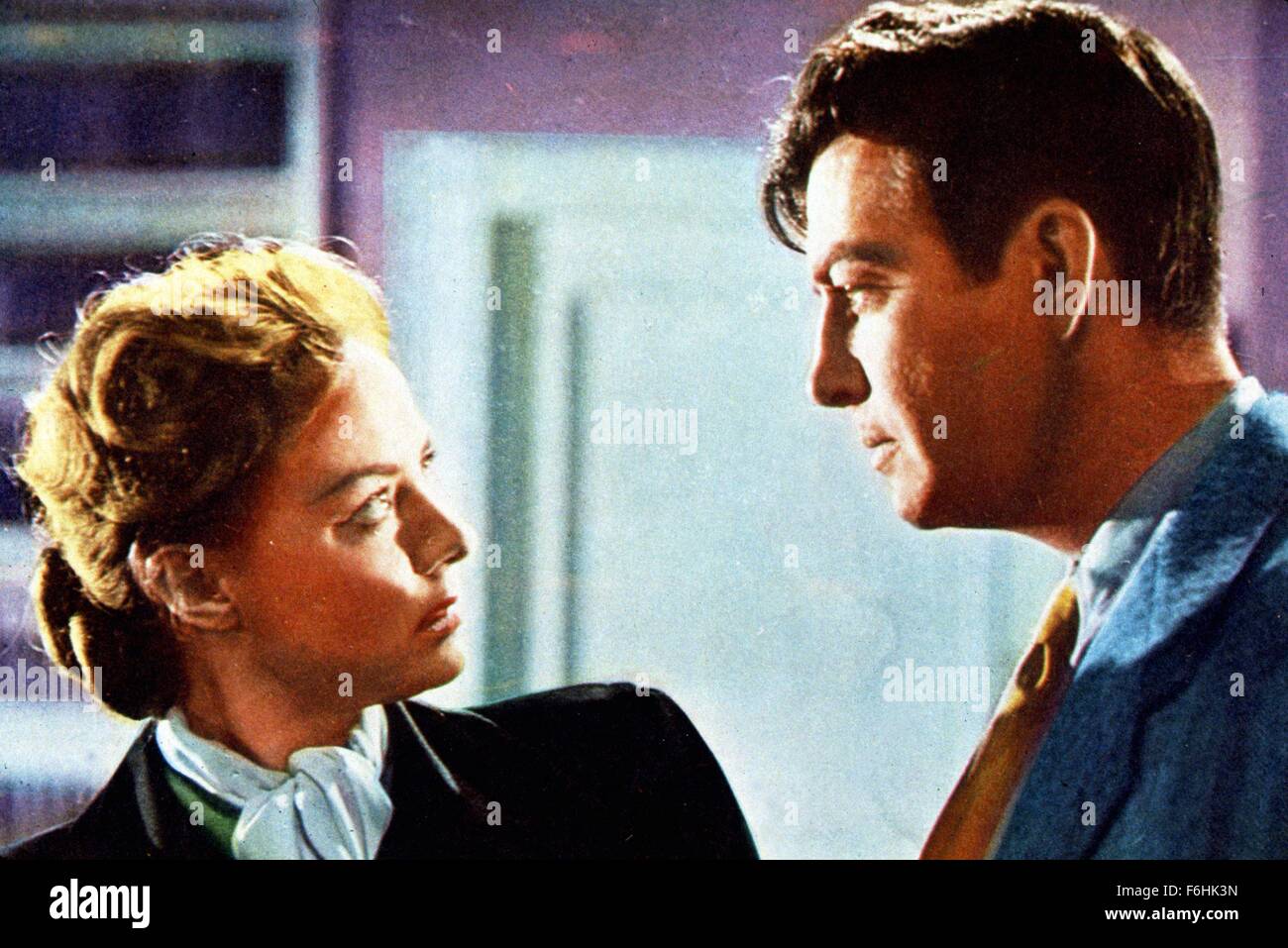 1947, Filmtitel: hohe Wand, Regie: CURTIS BERNHARDT, Studio: MGM, im Bild: CURTIS BERNHARDT, ROBERT TAYLOR. (Bild Kredit: SNAP) Stockfoto