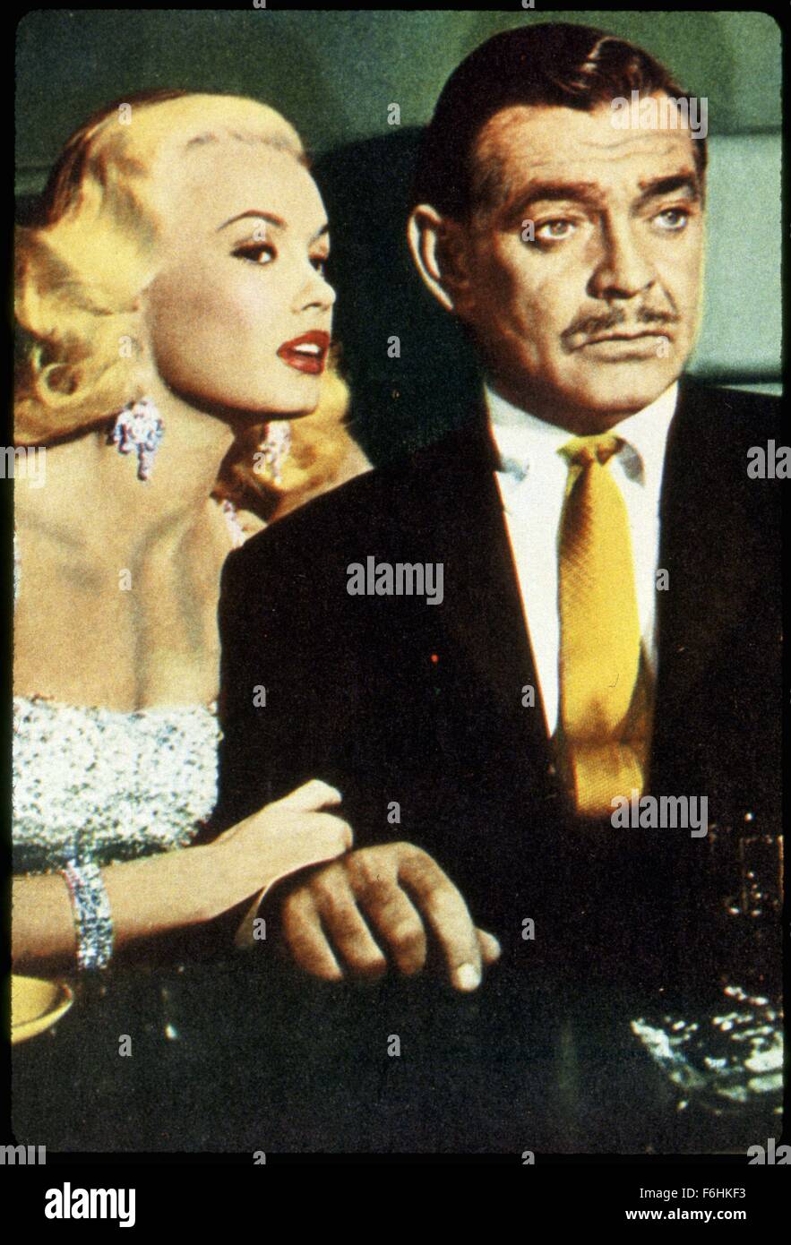 1958, Filmtitel: TEACHER es PET, Regie: GEORGE SEATON, Studio: PARAMOUNT, abgebildet: CLARK GABLE, GEORGE SEATON. (Bild Kredit: SNAP) Stockfoto