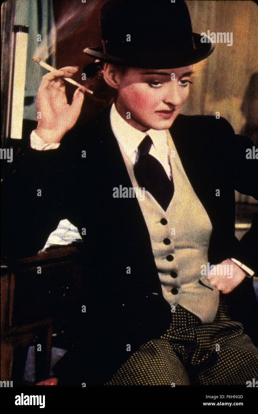 1939, Filmtitel: DARK VICTORY, Regie: EDMUND GOULDING, Studio: WARNER, abgebildet: BETTE DAVIS. (Bild Kredit: SNAP) Stockfoto