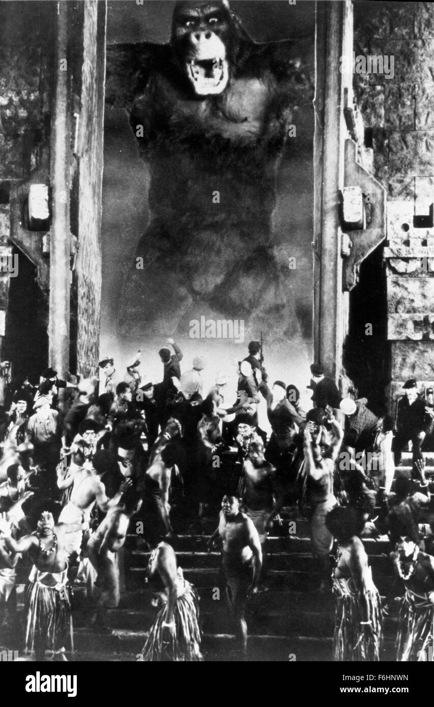 Filmtitel 1933: KING KONG, Regie: MERIAN C COOPER, Studio: RKO, abgebildet: MERIAN C COOPER. (Bild Kredit: SNAP) Stockfoto