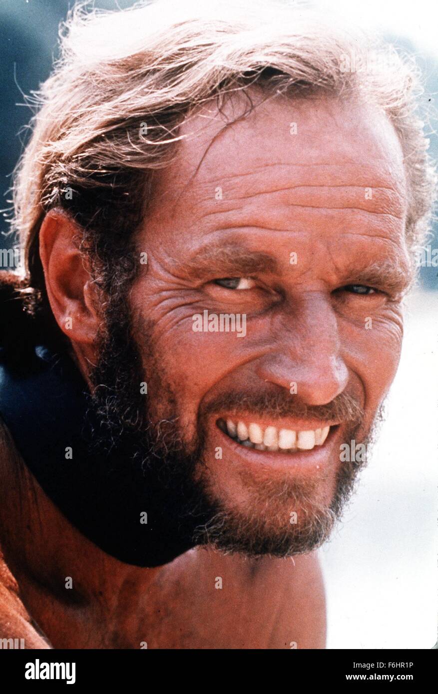 Filmtitel 1968: PLANET der Affen, Regie: FRANKLIN SCHAFFNER, Studio: FOX, abgebildet: CHARLTON HESTON. (Bild Kredit: SNAP) Stockfoto