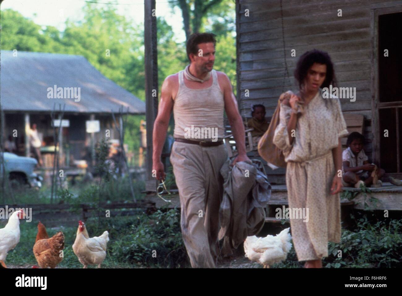 1987, Filmtitel: ANGEL HEART, Regie: ALAN PARKER, im Bild: LISA BONET, ALAN PARKER. (Bild Kredit: SNAP) Stockfoto