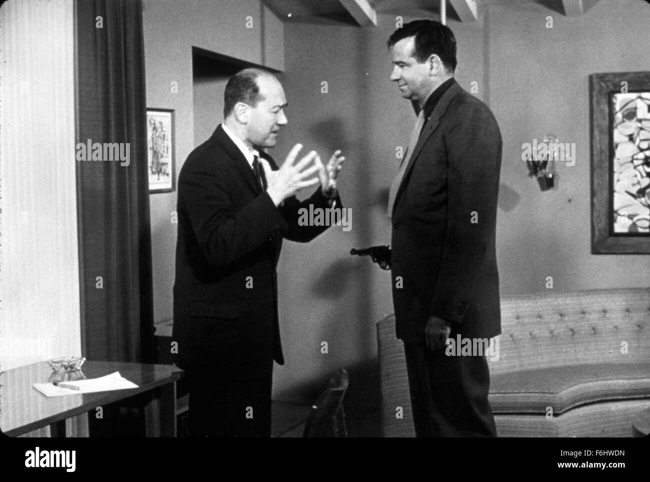 1959, Filmtitel: GANGSTER-STORY, Regie: WALTER MATTHAU, im Bild: WALTER MATTHAU. (Bild Kredit: SNAP) Stockfoto