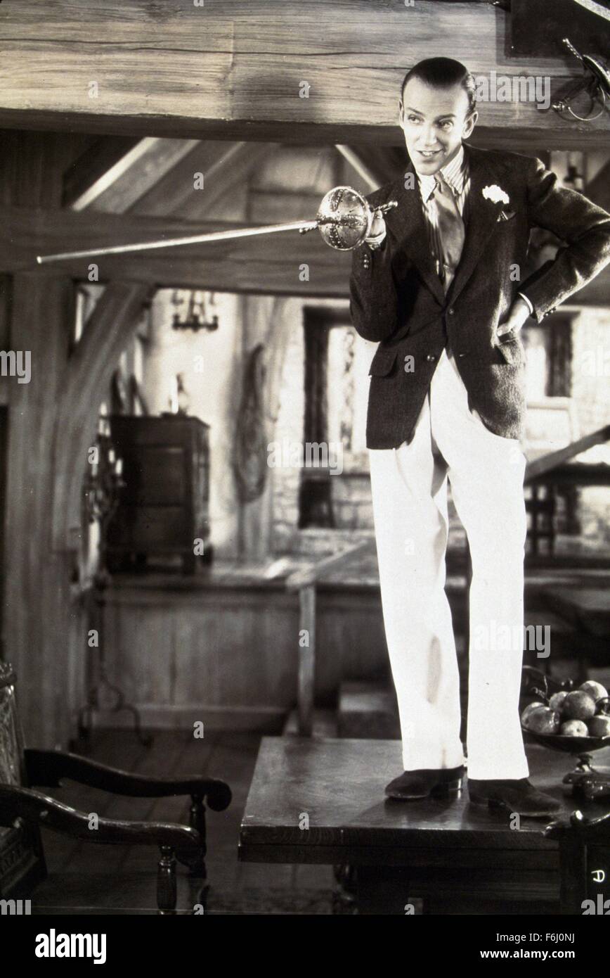 Filmtitel 1937: Maid IN Not, Regisseur: GEORGE STEVENS, Studio: RKO, im Bild: FRED ASTAIRE, GEORGE STEVENS. (Bild Kredit: SNAP) Stockfoto