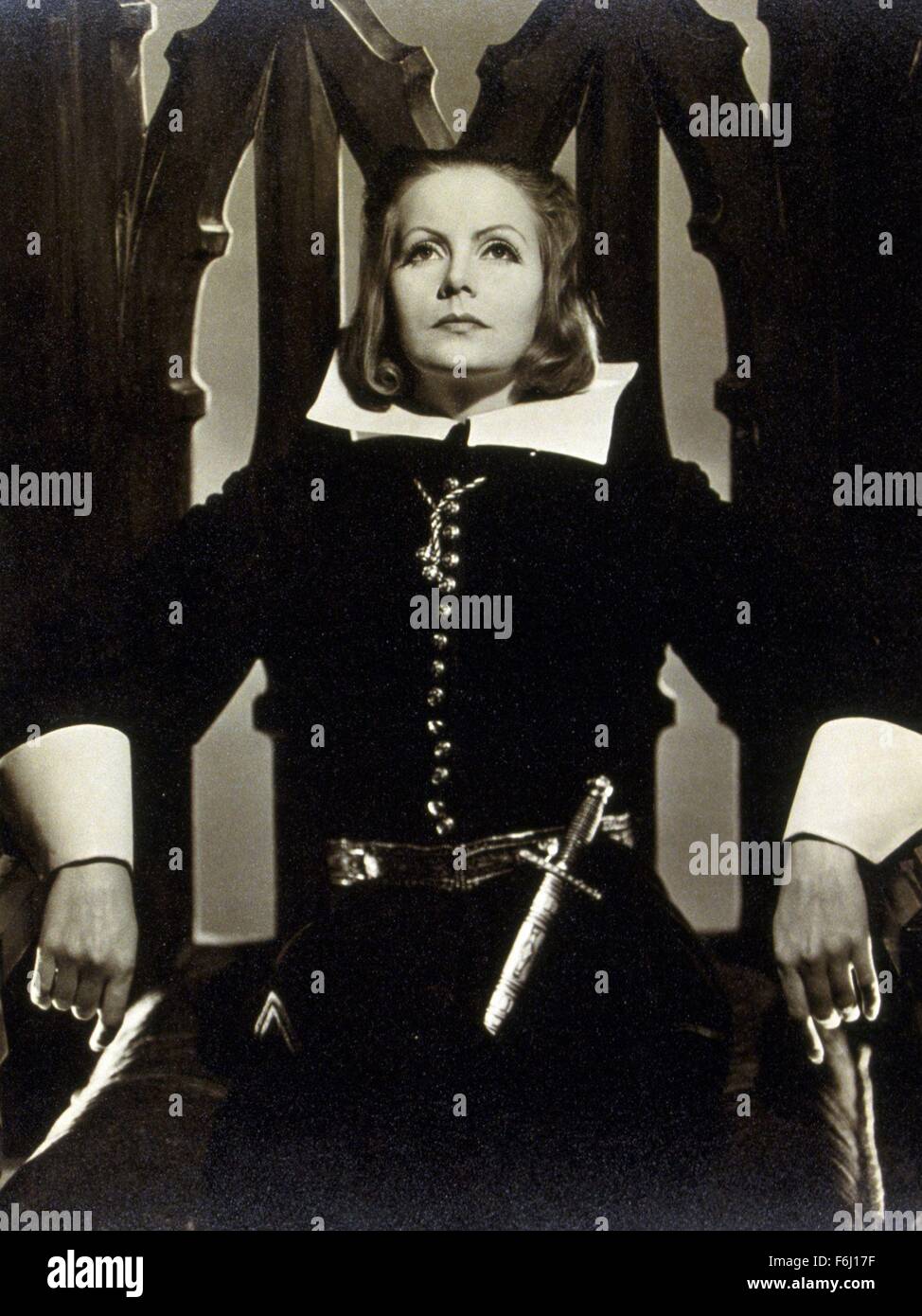 Filmtitel 1933: Königin Christine, Regie: ROUBEN MAMOULIAN, Studio: MGM, abgebildet: GRETA GARBO. (Bild Kredit: SNAP) Stockfoto
