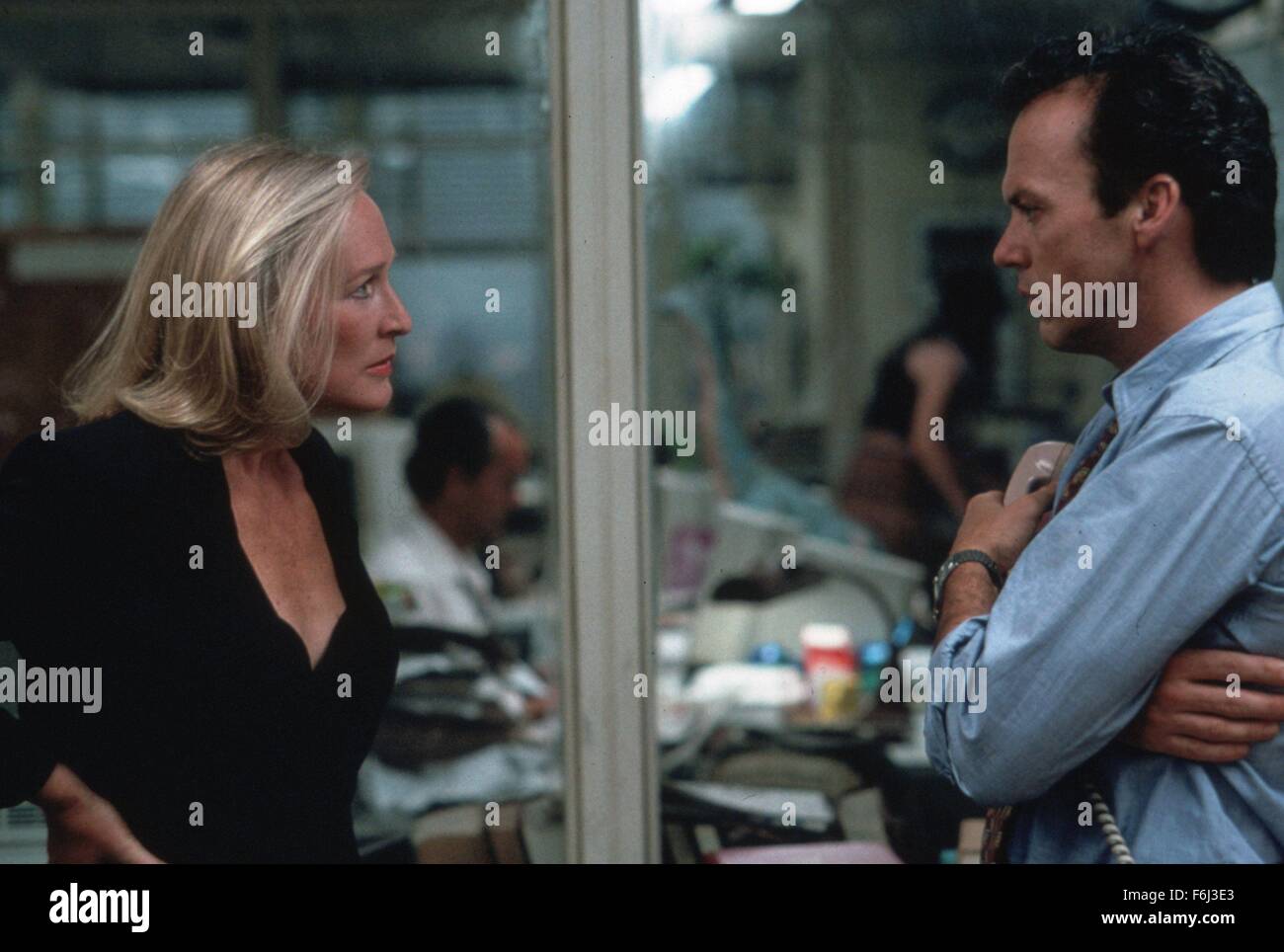 1994, Filmtitel: Papier, Regie: RON HOWARD, Studio: UNIVERSAL, abgebildet: GLENN CLOSE, RON HOWARD. (Bild Kredit: SNAP) Stockfoto