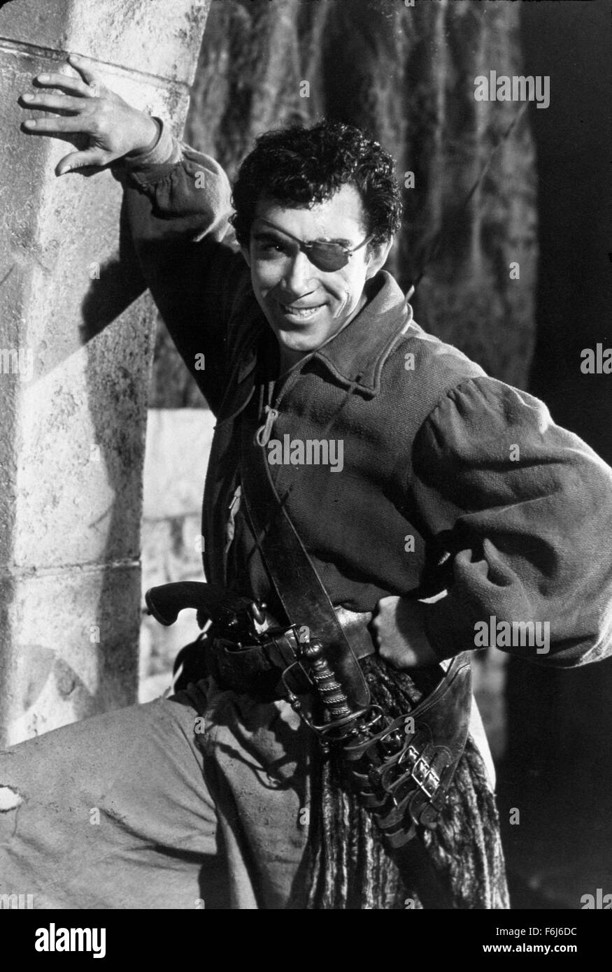 1942, Filmtitel: BLACK SWAN, Regie: HENRY KING, Studio: FOX, im Bild: HENRY KING, ANTHONY QUINN. (Bild Kredit: SNAP) Stockfoto