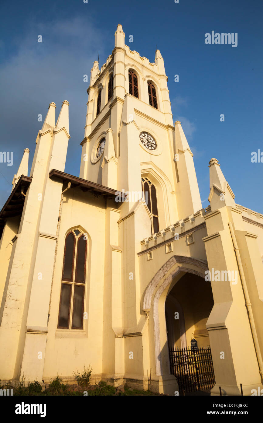 Christ Church, Shimla, die zweitälteste Kirche in Nordindien, Stockfoto