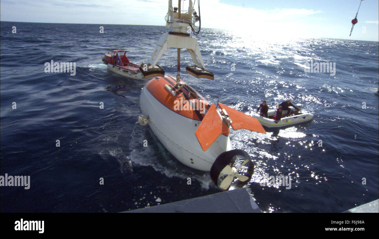 31. März 2003; Hollywood, Kalifornien, USA; Marine Experten Team/Besetzung von der Familie Dokumentarfilm '' Ghosts of the Abyss'' unter der Regie von James Cameron. Stockfoto