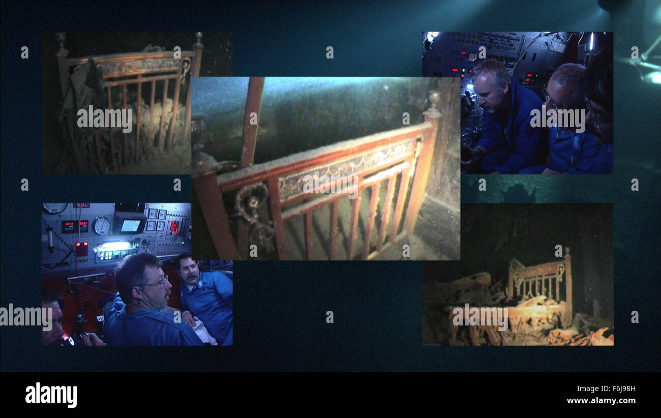 31. März 2003; Hollywood, Kalifornien, USA; Szenen aus der Familie Dokumentarfilm '' Ghosts of the Abyss'' unter der Regie von James Cameron. Stockfoto