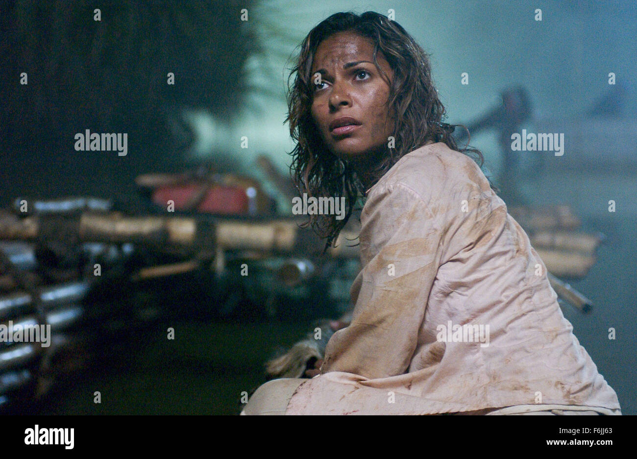 Erscheinungsdatum: 27. August 2004. FILMTITEL: Anacondas: die Jagd nach der Blut-Orchidee. STUDIO: Screen Gems. PLOT: Eine wissenschaftliche Expedition begibt sich auf Borneo, suchen eine Blume namens der Blut-Orchidee, die längere Lebensdauer gewähren könnte. Unterdessen laufen in Konflikt mit der sie Schlangen und einander. Im Bild: SALLI RICHARDSON als Gail Stern. Stockfoto