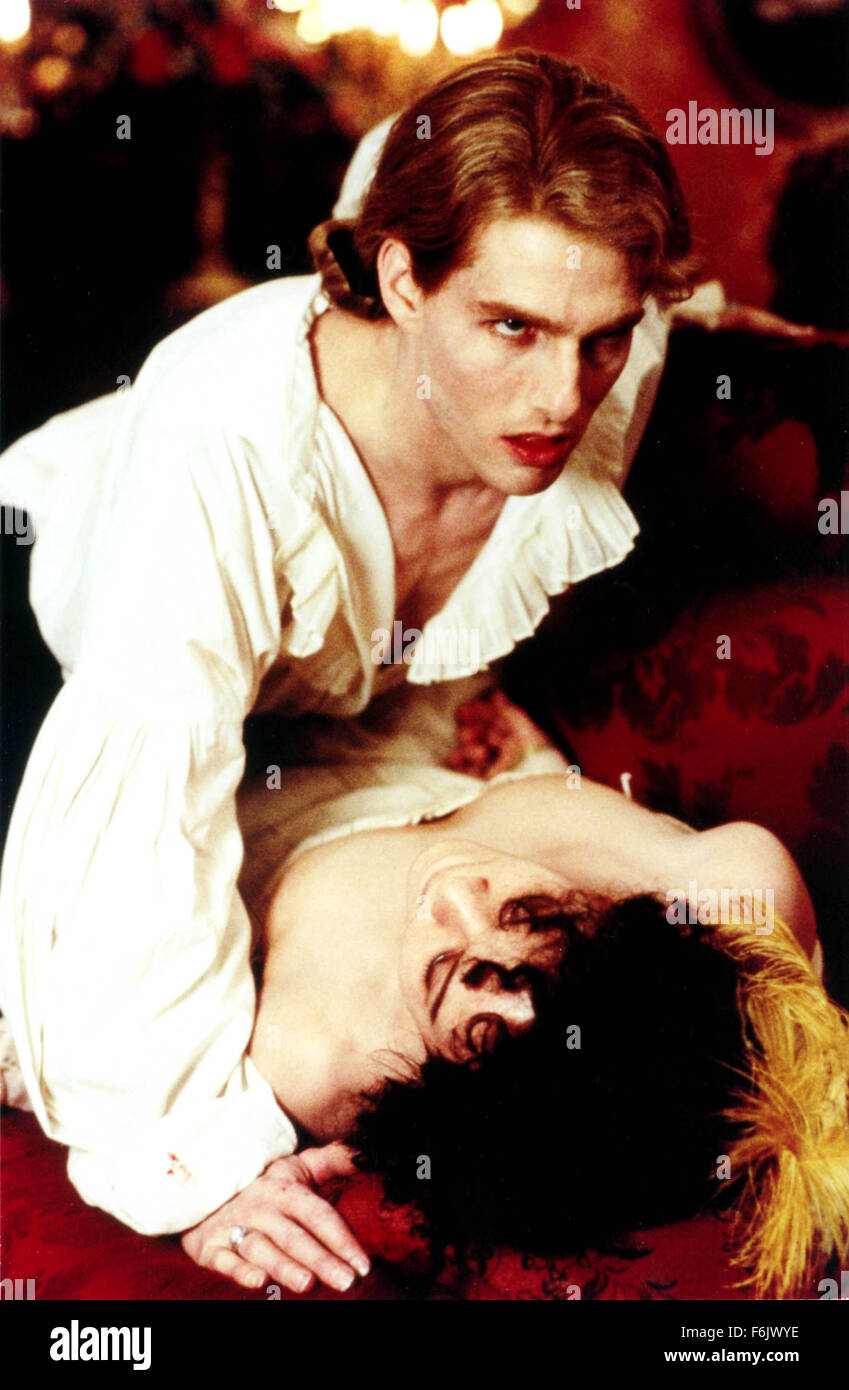 Erscheinungsdatum: 11. November 1994. FILMTITEL: Interview with the Vampire: The Vampire Chronicles. STUDIO: Geffin Bilder. Bild: TOM CRUISE als Lestat de Lioncourt. Stockfoto