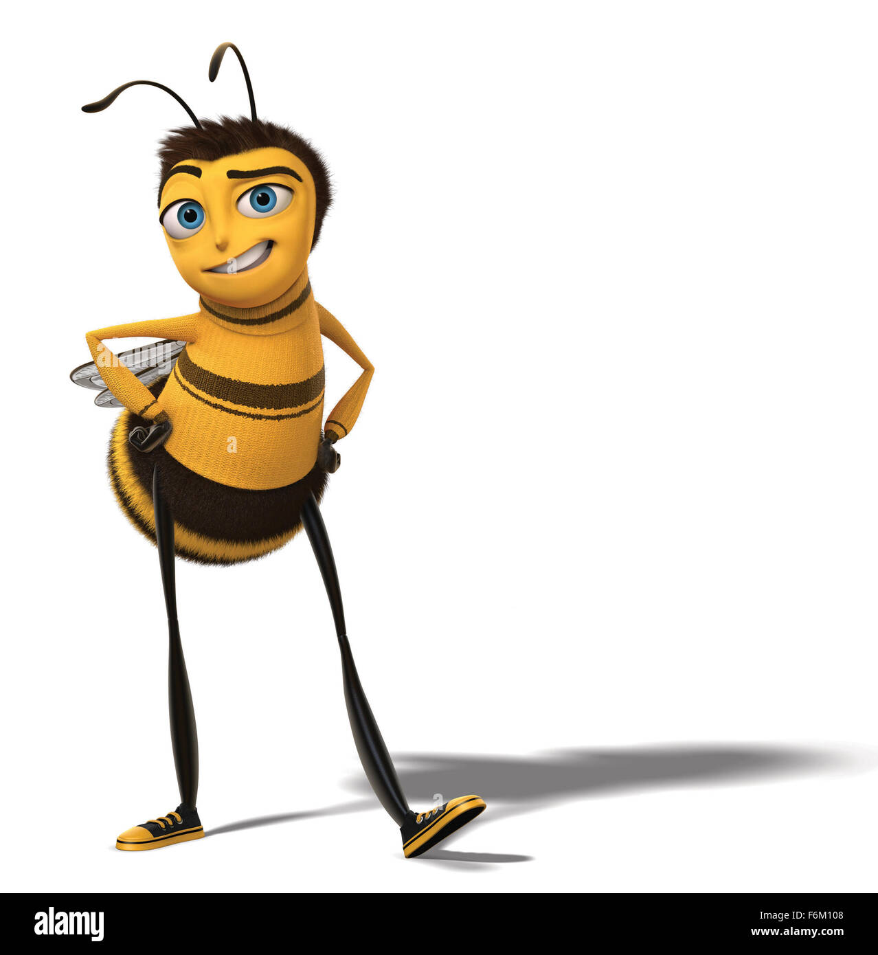 Datum der Freigabe: 2. November 2007. FILMTITEL: Bee Movie - STUDIO: Paramount Pictures. PLOT: Barry B. Benson (Seinfeld), eine Biene, die gerade vom College absolviert hat ist desillusioniert auf seiner einsamen Berufswahl: Honig machen. Auf eine besondere Reise außerhalb der Bienenkorb ist Barrys Leben gerettet durch Vanessa (Zellweger), ein Blumengeschäft in New York City. Da ihre Beziehung Blüten entdeckt er Menschen tatsächlich essen Honig und anschließend beschließt, uns zu verklagen. Bild: JERRY SEINFELD als die Stimme des Barry B. Benson. Stockfoto