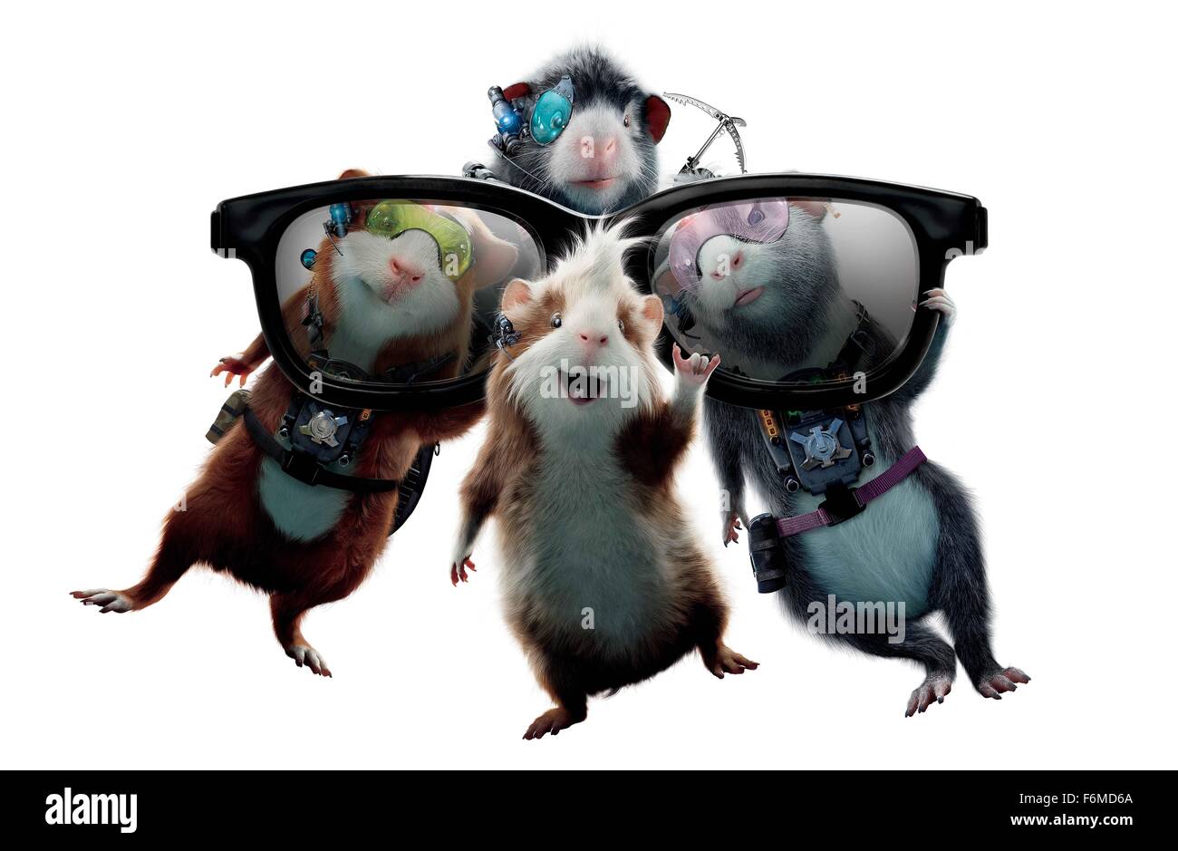 Datum der Freigabe: 24. Juli 2009. FILMTITEL: G-Force. STUDIO: Walt Disney Pictures. PLOT: Die Geschichte handelt von einem Team von ausgebildeten Geheimagenten Meerschweinchen, die auf einer Mission für die US-Regierung nimmt. Eine speziell ausgebildete Mannschaft von Meerschweinchen ist geschickt, um einen diabolischen Milliardär stoppen, die Pläne zur Übernahme der Welt mit Haushaltsgeräten. IM BILD:. Stockfoto