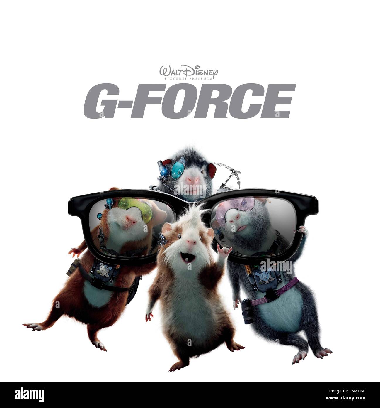 Datum der Freigabe: 24. Juli 2009. FILMTITEL: G-Force. STUDIO: Walt Disney Pictures. PLOT: Die Geschichte handelt von einem Team von ausgebildeten Geheimagenten Meerschweinchen, die auf einer Mission für die US-Regierung nimmt. Eine speziell ausgebildete Mannschaft von Meerschweinchen ist geschickt, um einen diabolischen Milliardär stoppen, die Pläne zur Übernahme der Welt mit Haushaltsgeräten. IM BILD:. Stockfoto