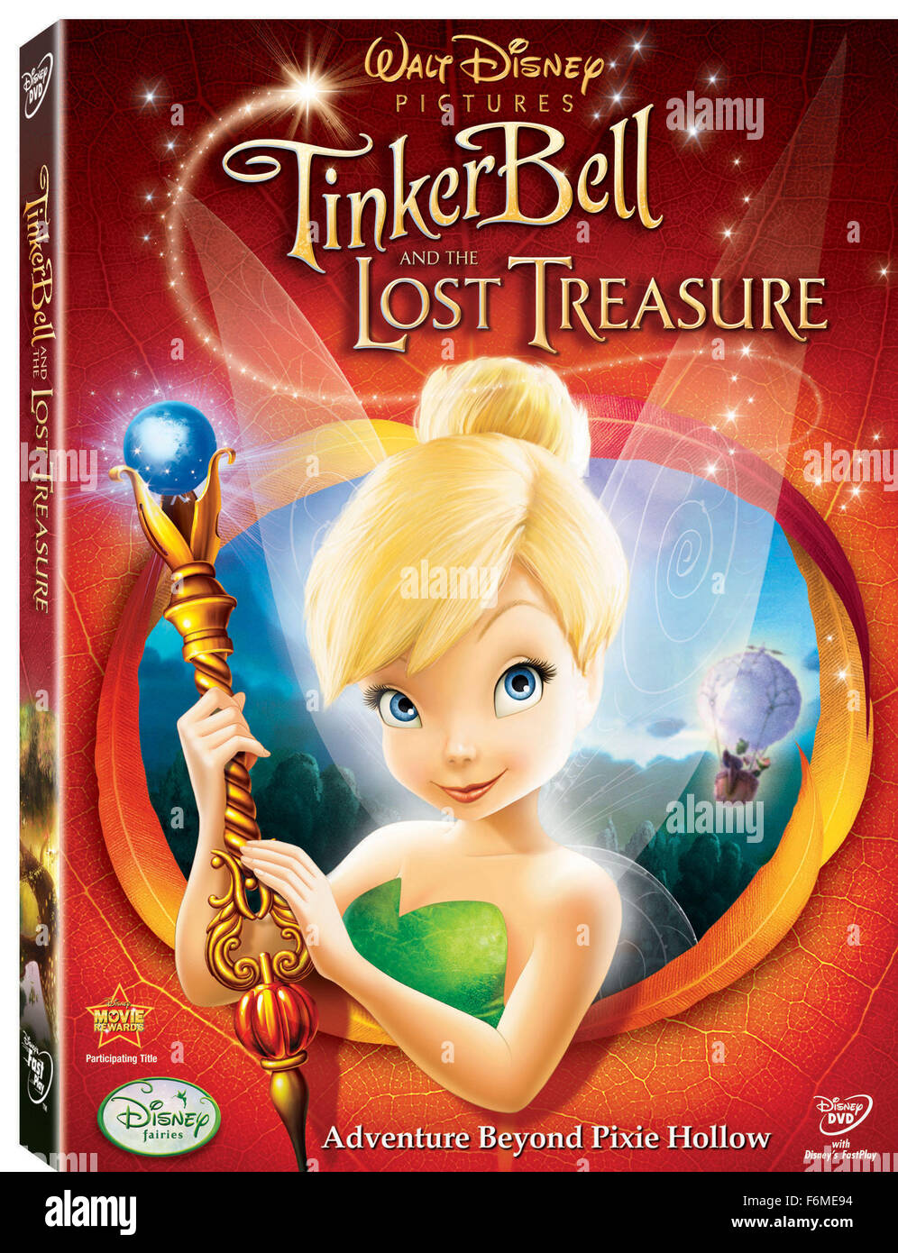 Datum der Freigabe: 16. Oktober 2009. FILMTITEL: Tinker Bell und dem verlorenen Schatz. STUDIO: DisneyToon Studios. PLOT: Tinkerbell Reise weit nördlich von Nimmerland zu Patch Dinge oben mit ihrem Freund Terence und Wiederherstellen einer Pixie Dust Baum. IM BILD:. Stockfoto