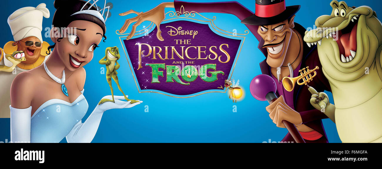 Datum der Freigabe: 25. Dezember 2009. FILMTITEL: Die Prinzessin und der Frosch. STUDIO: Walt Disney Pictures. PLOT: Ein Märchen zentriert auf ein junges Mädchen namens Prinzessin Tiana lebt in New Orleans French Quarter während des Jazz-Zeitalters. Bild: Filmszene. Stockfoto