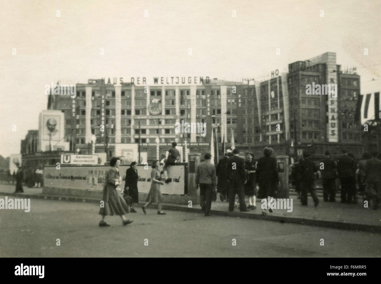 Berlin nach dem zweiten Weltkrieg, Deutschland Stockfoto