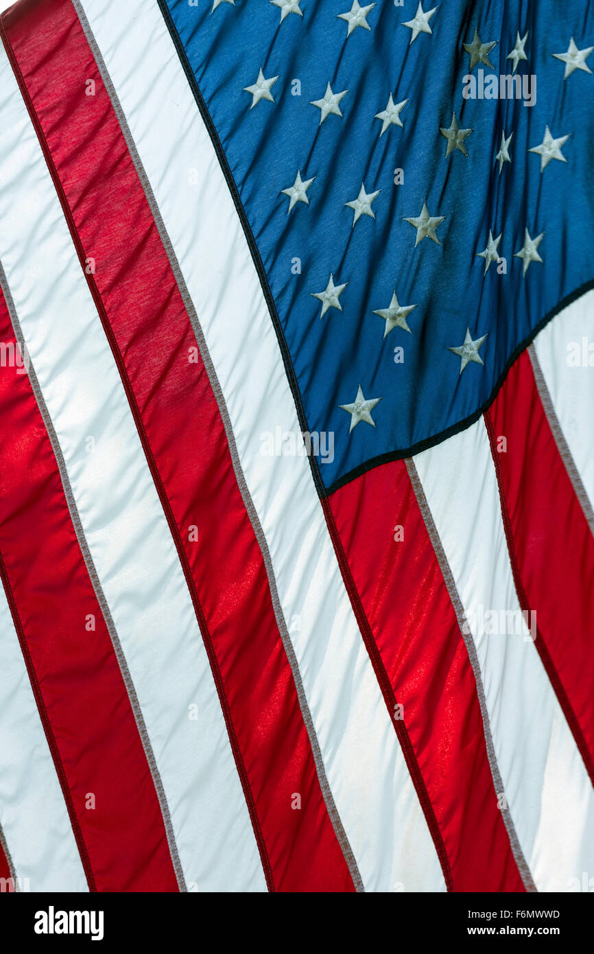 Amerikanische Flagge Stockfoto