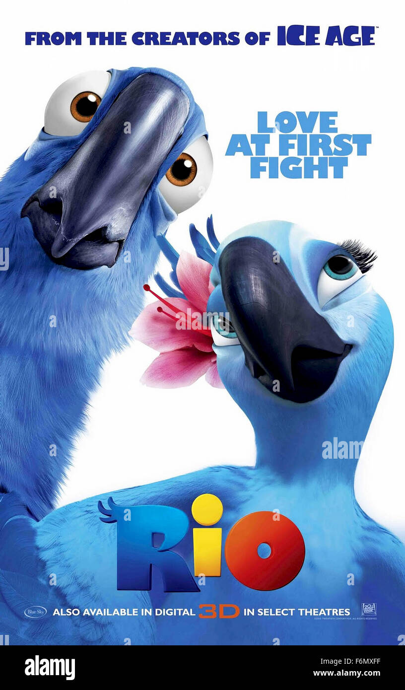 Datum Der Freigabe 12 April 11 Film Titel Rio Studio Jahrhundert Fox Animation Director Carlos Saldanha Plot Wenn Blu Einer Domestizierten Ara Von Kleinstadt Minnesota Trifft Das Hart Unabhangige Juwel Nimmt Er