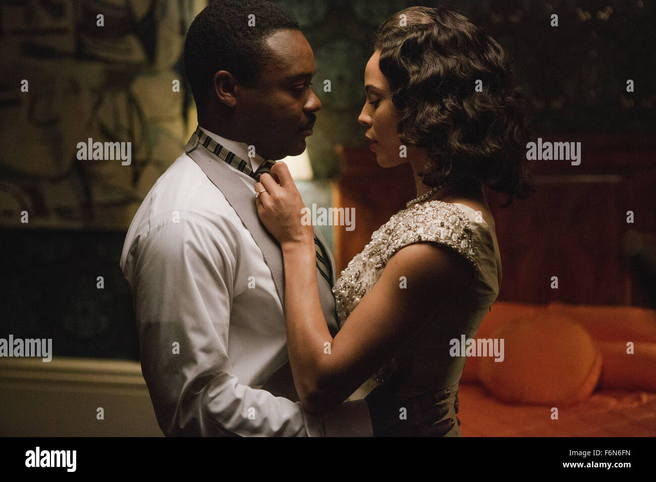 15. Januar 2015 - Oscar beste Bild-Nominierung - Selma. Im Bild: DAVID OYELOWO als Martin Luther King, Jr. und CARMEN EJOGO als Coretta Scott King.  (Bild Kredit: C Paramount Pictures/Entertainment Bilder) Stockfoto