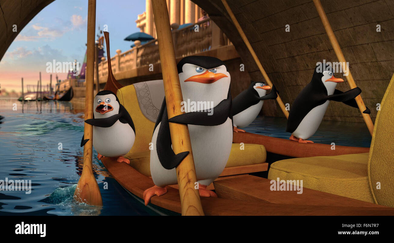 Erscheinungsdatum: 26. November 2014 Titel: Pinguine Madagasca STUDIO: DreamWorks Animation DIRECTOR: Eric Darnell, Simon J. Smith PLOT: Skipper, Kowalski, Rico und Private gemeinsam mit undercover Organisation der Nordwind zu stoppen den Bösewicht Dr. Octavius Brine aus die Welt zu zerstören, wie wir es, Bild kennen: Szene Stockfoto