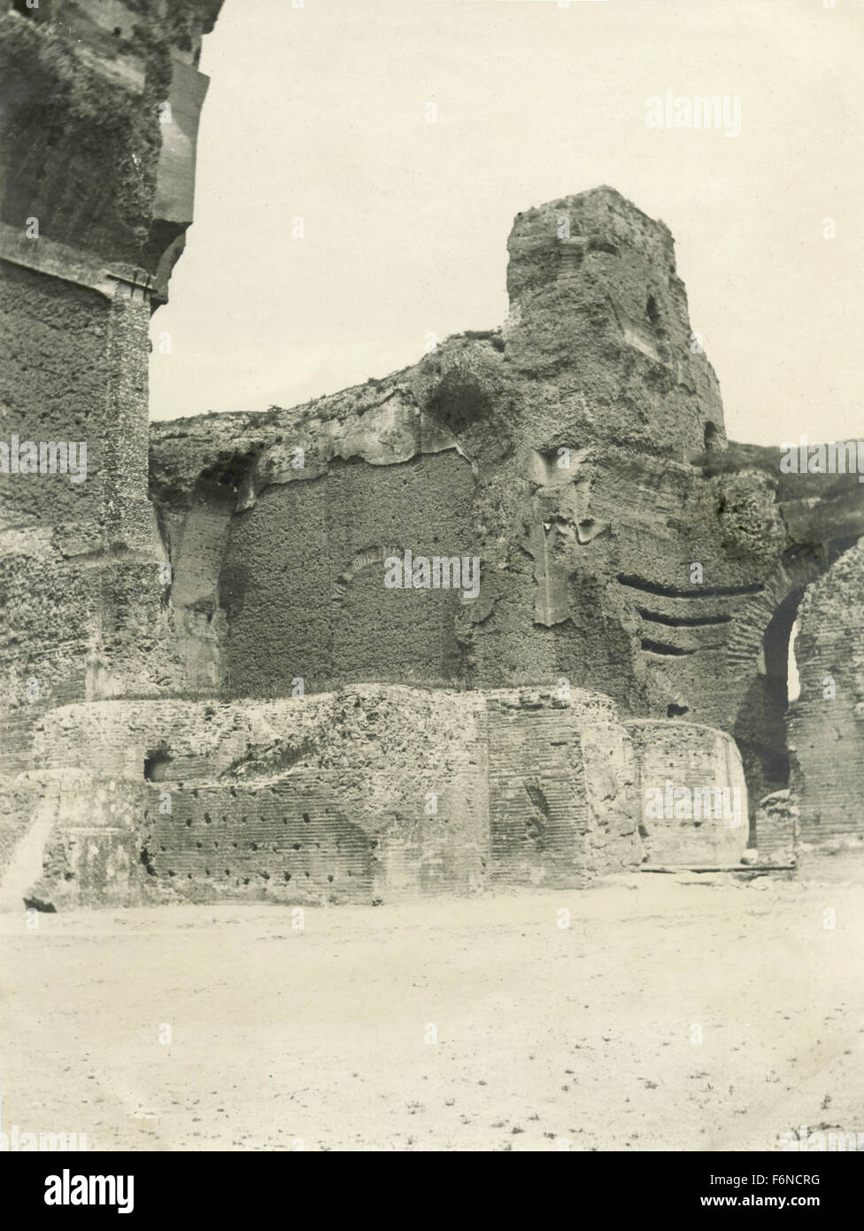 Die Bäder von Caracalla, Rom, Italien Stockfoto