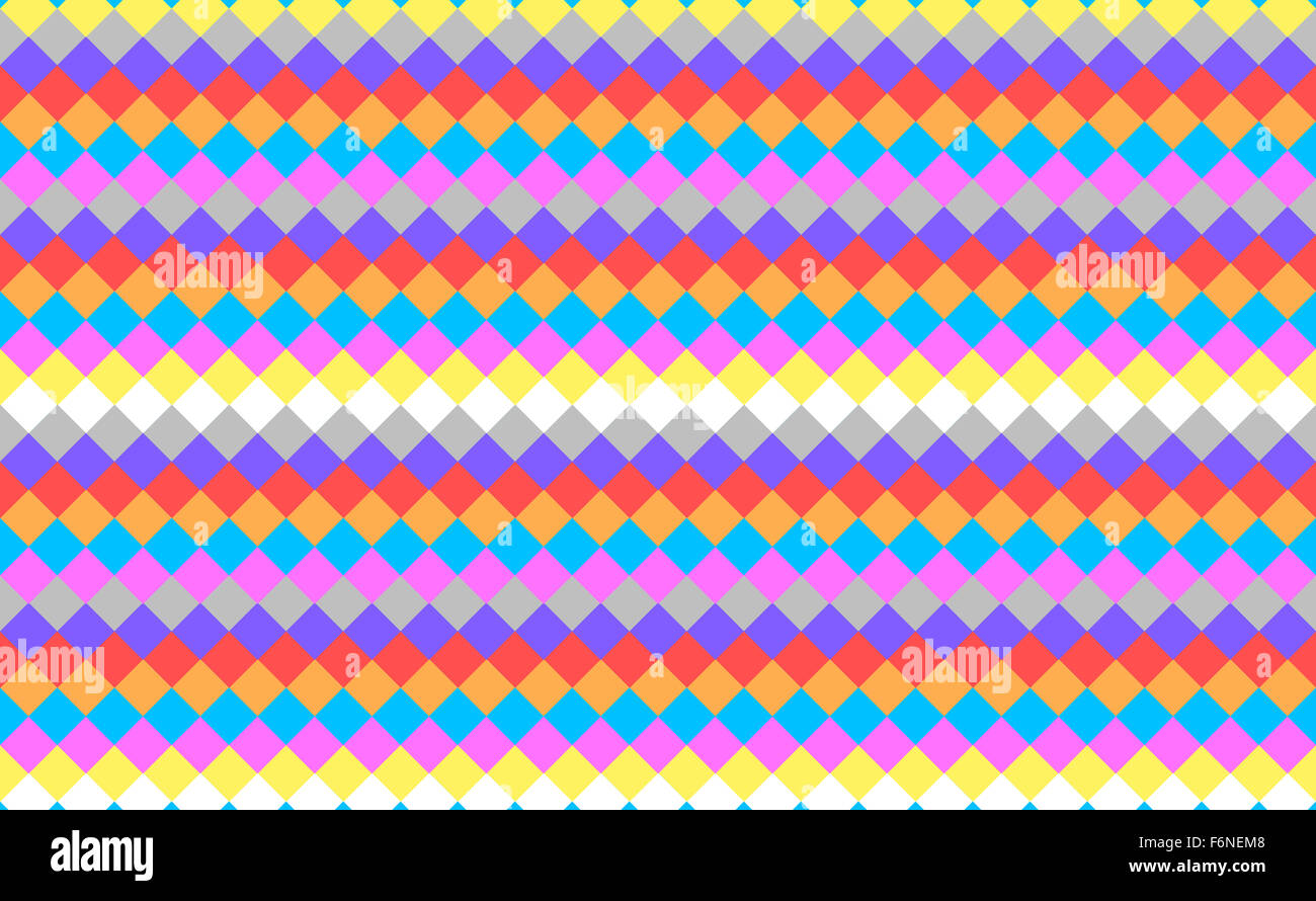 Abstrakte farbige Quadratpixel-Hintergrund Stockfoto