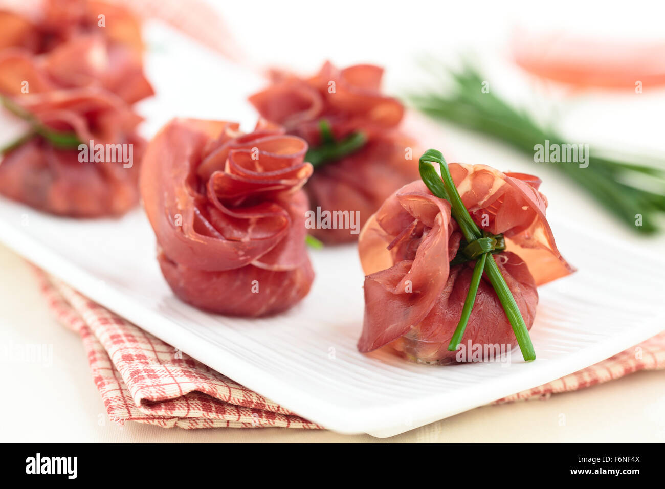 Vorspeisen für den Urlaub. Stockfoto