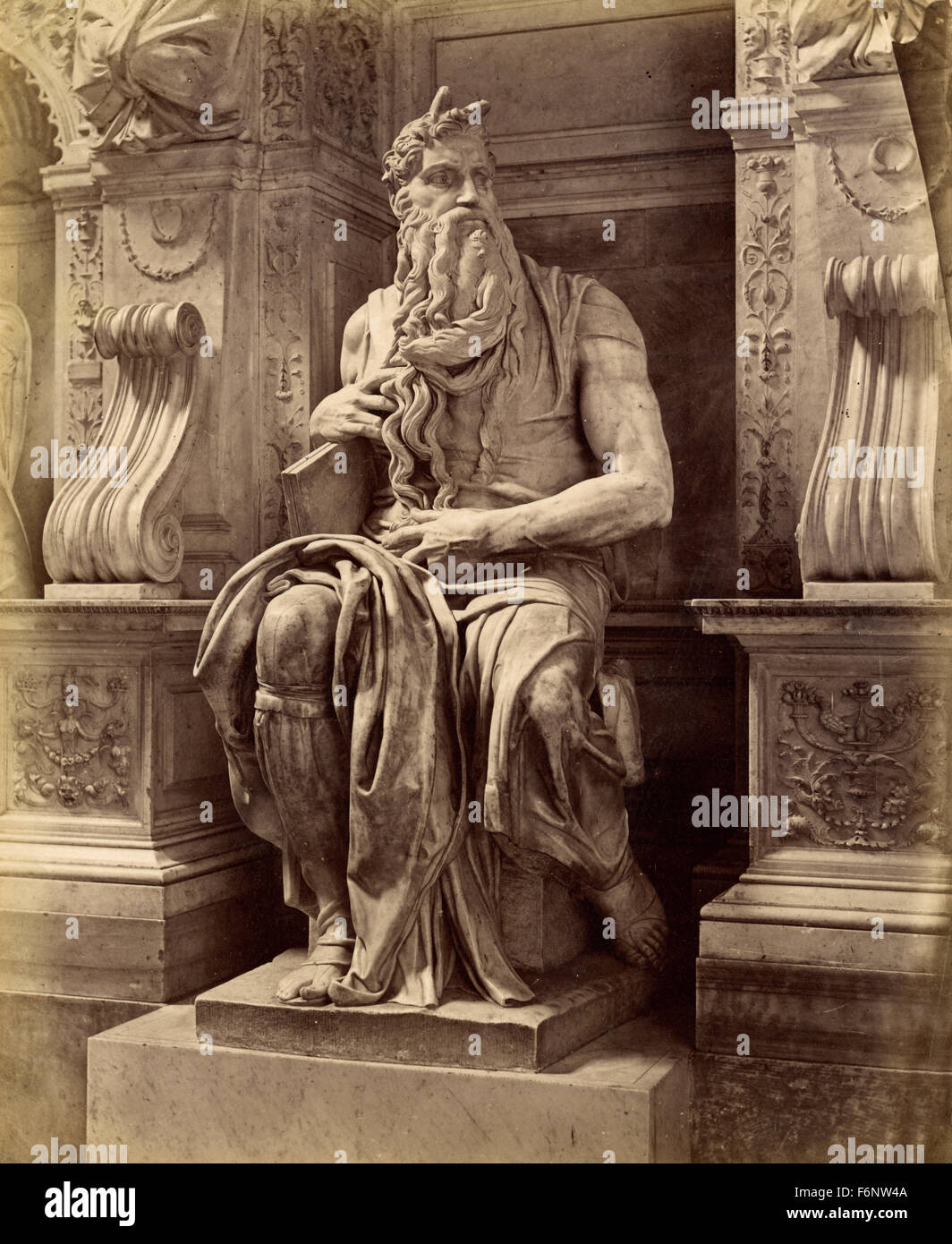Moses von Michelangelo, Rom, Italien Stockfoto