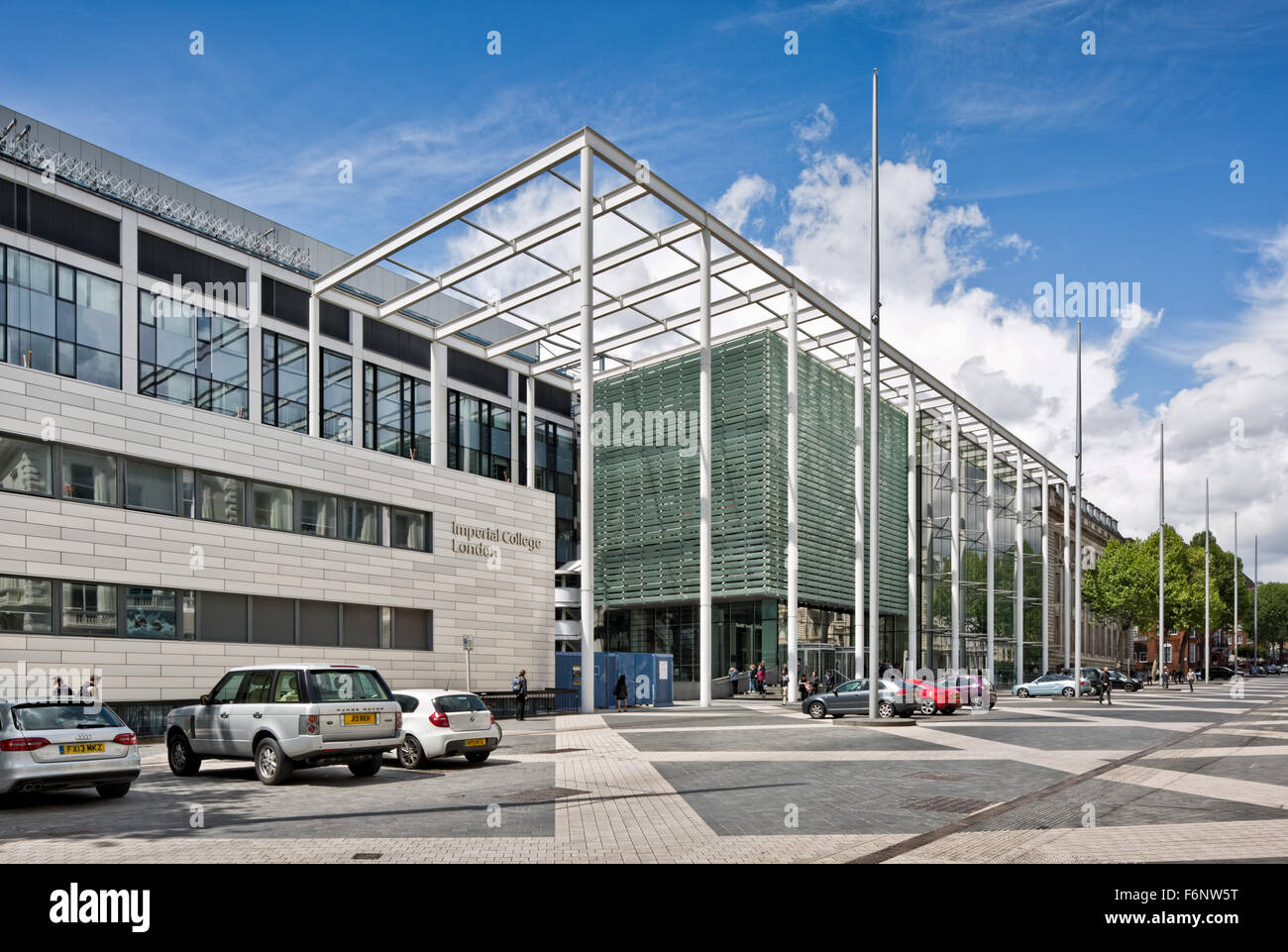 Imperial College, London.Exhibition Straße Fassade Stockfoto