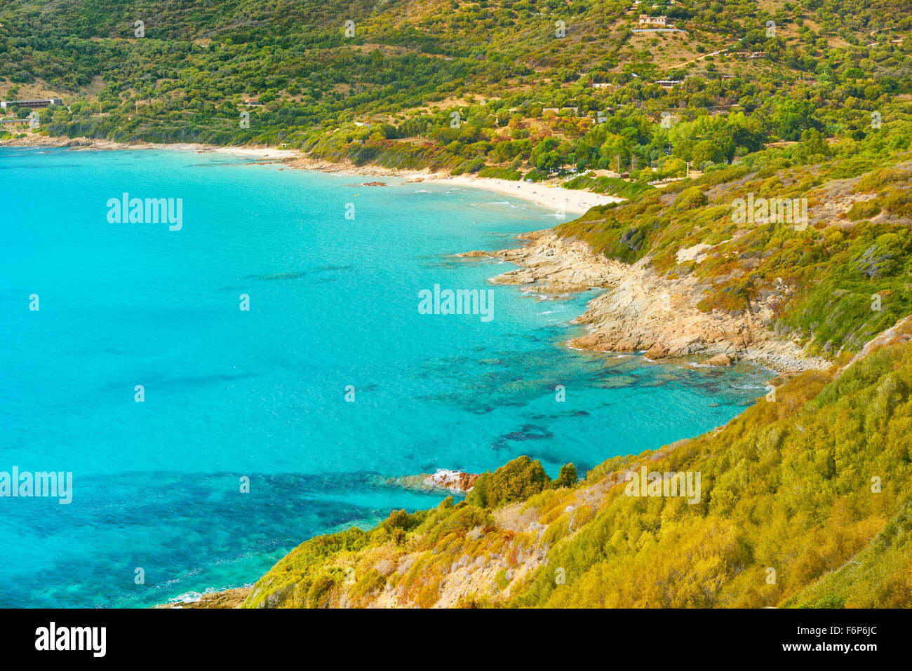 Golfe de Sagone, Westküste, Korsika, Frankreich Stockfoto